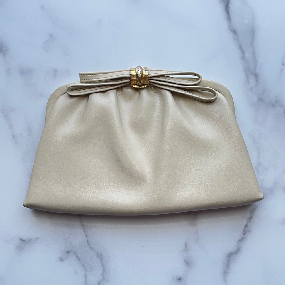 👛 VINTAGE AFTER FIVE LEATHER CLUTCH 👛